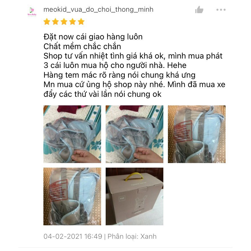 Địu em bé chống gù Zozon AAG 6 tư thế ngồi đeo đai địu cho bé trẻ sơ sinh từ 0 đến 36 tháng tuổi