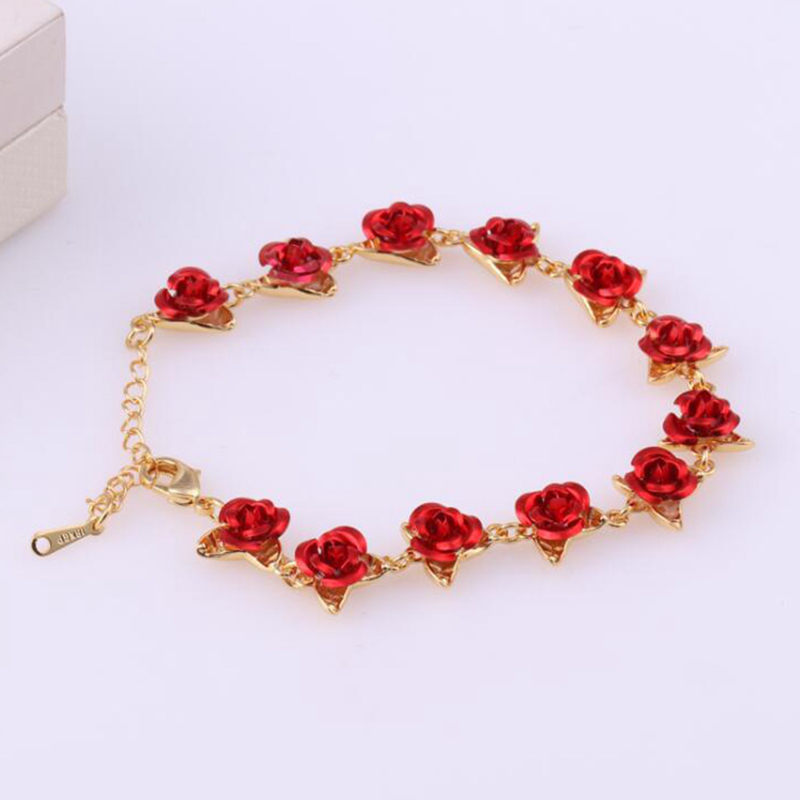 Vòng Tay Hoa Hồng Đỏ Lãng Mạn Với 100 Ngôn Ngữ Khác Nhau