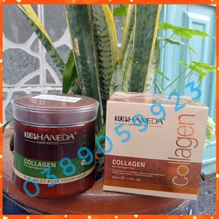 Hấp dầu haneda collagen phục hồi tóc hư tổn 500ml
