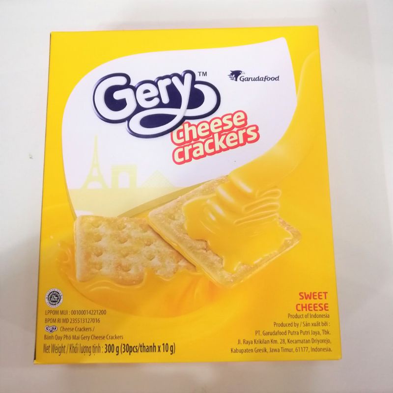 BÁNH QUY PHÔ MAI GERY CHEESE CRACKERS( HỘP 300GR)