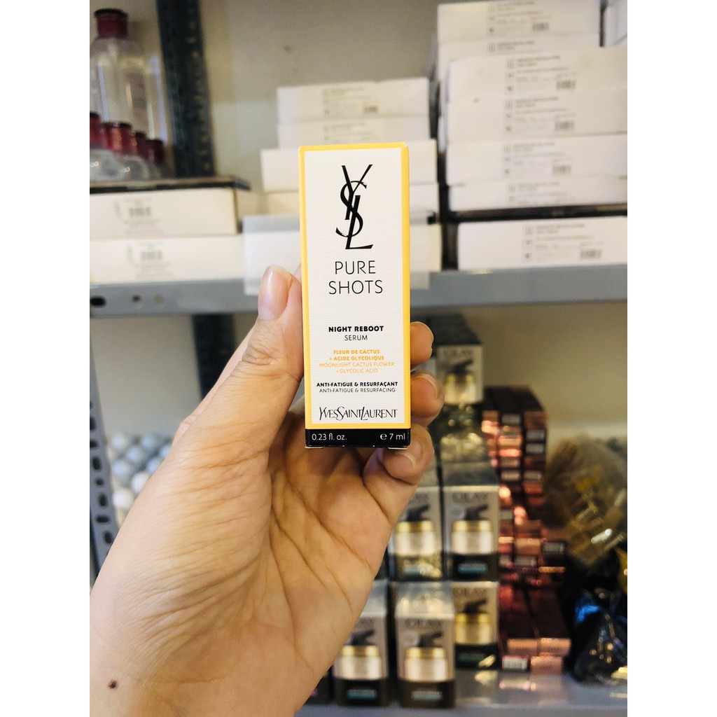MINI YSL - SERUM Dưỡng da Pure Shots Night Reboot 7ml