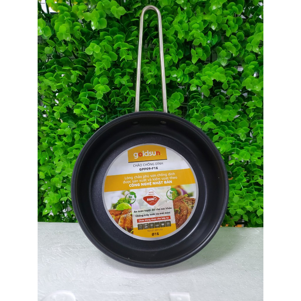 Chảo Inox Goldsun Gpa1401 Các Size 16/18/20/24/26/28Cm