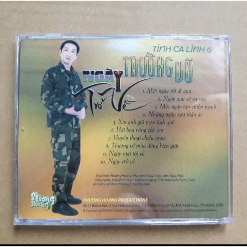 Bộ 4 cd Trường Vũ 3 phono
