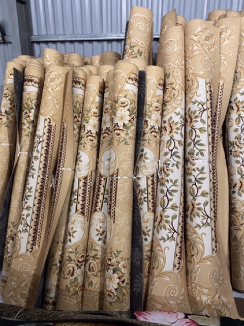 Thảm trải sàn Bali 5D mẫu mới 2mx3m hình hoa cúc ảnh thật