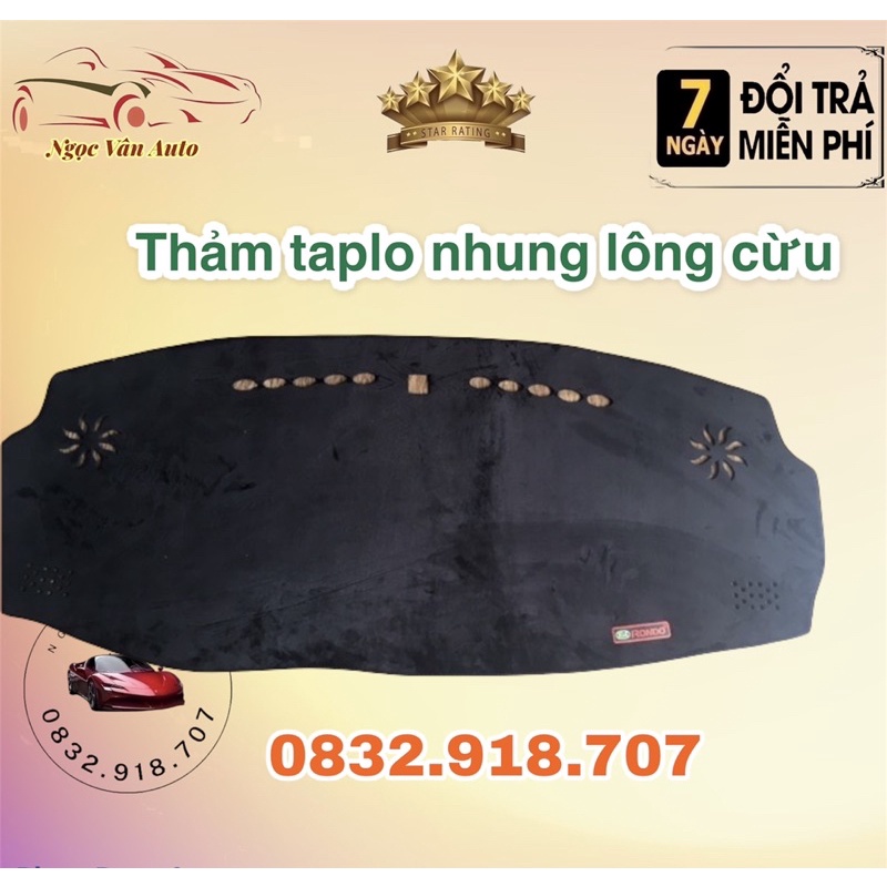 Thảm Taplo nhung Rondo 2012 - 2020 Nhung lông cừu cao cấp