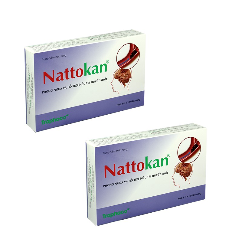 Nattokan - Giúp phòng ngừa tai biến, đột quỵ hiệu quả hộp 30 viên