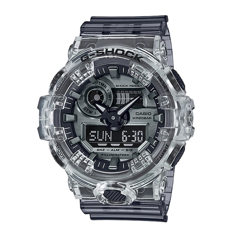 Đồng Hồ Casio Nam Dây Nhựa GSHOCK GA-700SK-1ADR Chính Hãng