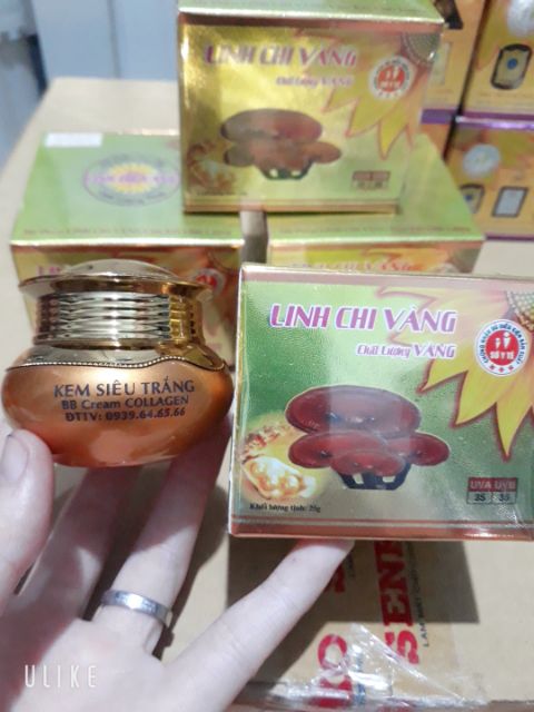 Kem siêu trắng linh chi vàng loại 25g | BigBuy360 - bigbuy360.vn