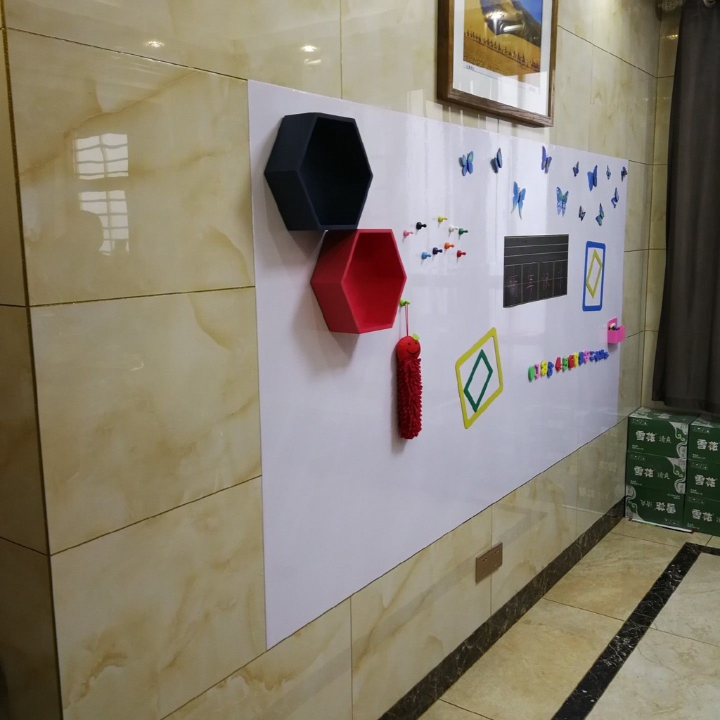 Trẻ em Trang chủ Blackboard Stickers Từ bảng đen tường Nhãn dán Trang chủ trẻ em Doodle Trường dạy Remove từ mềm bảng trắng viết bảng