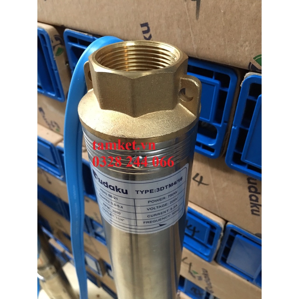 Bơm thả giếng 90 công suất 750w Sudaku