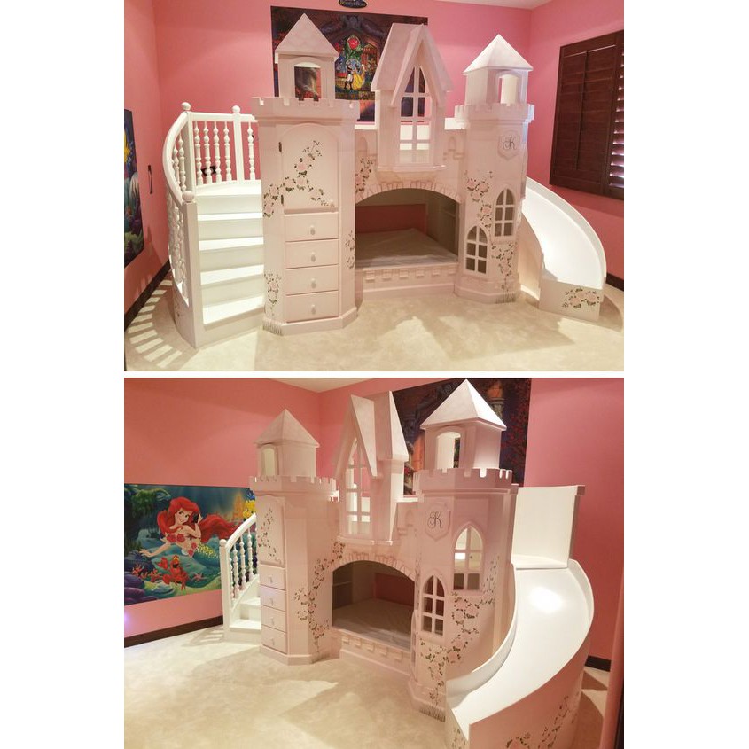 Giường lâu đài công chúa