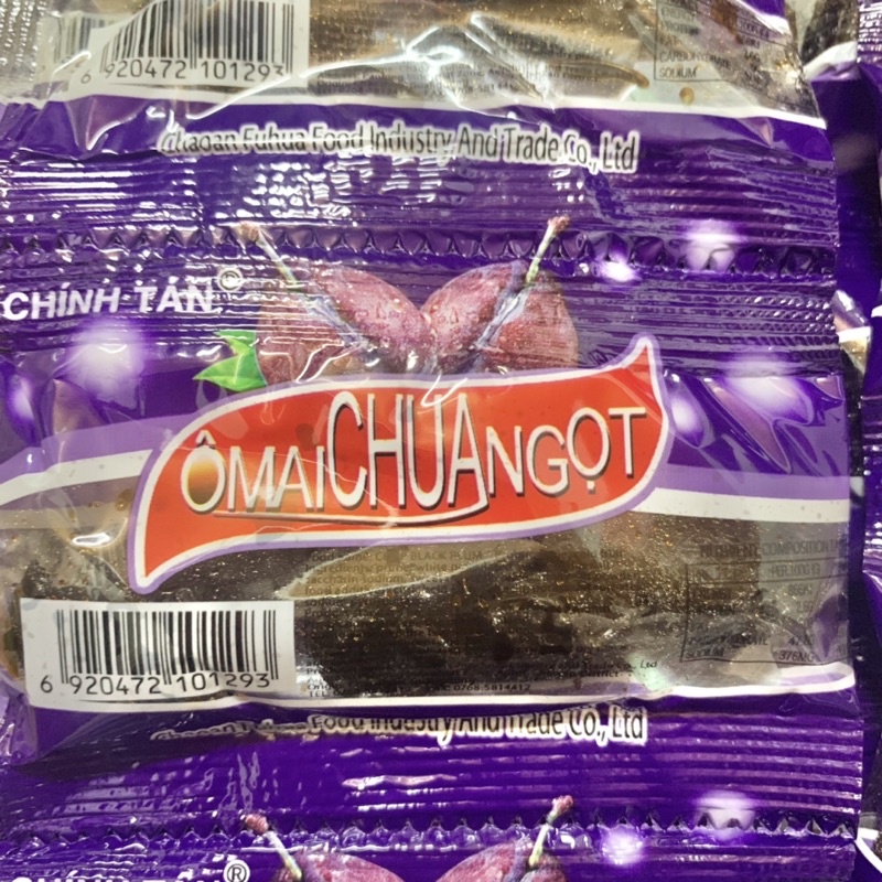 Ô mai táo tím chua ngọt tuổi thơ