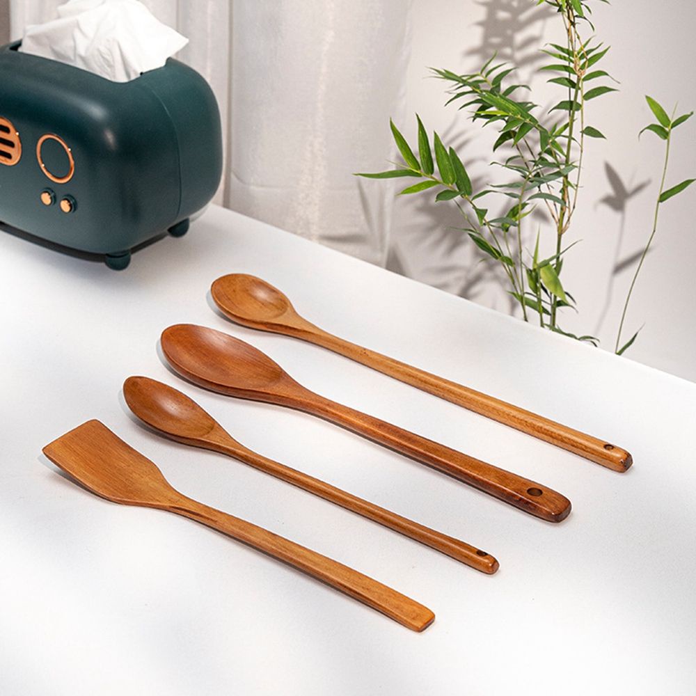 Muỗng cà phê bằng gỗ bền phong cách Nhật Bản/ Hàn Quốc