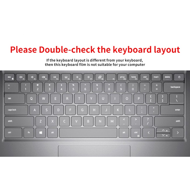Miếng dán bàn phím bằng silicon mềm siêu mỏng thích hợp cho 14 inch dell inspiron 13 5310 inspiron 5418 7000 7415