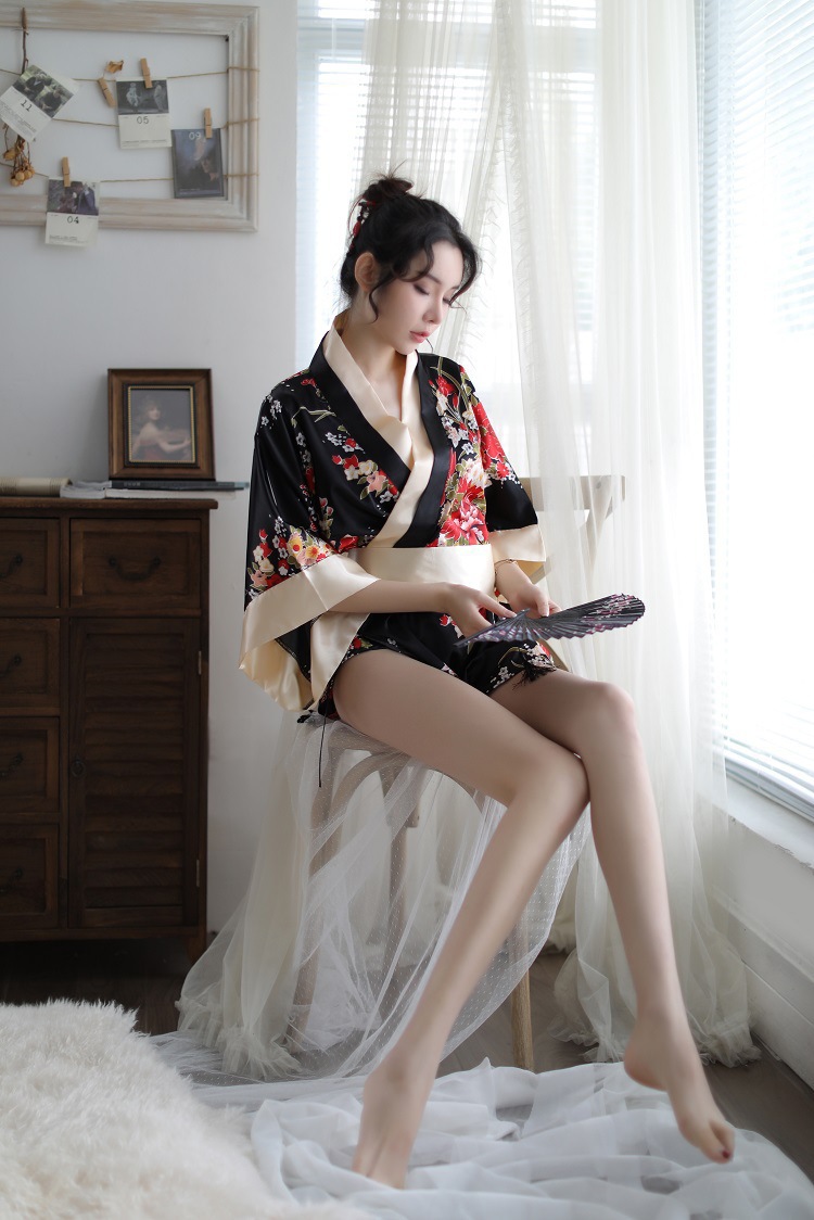 Đồ Ngủ Kimono Phong Cách Nhật Bản Quyến Rũ Cho Nữ