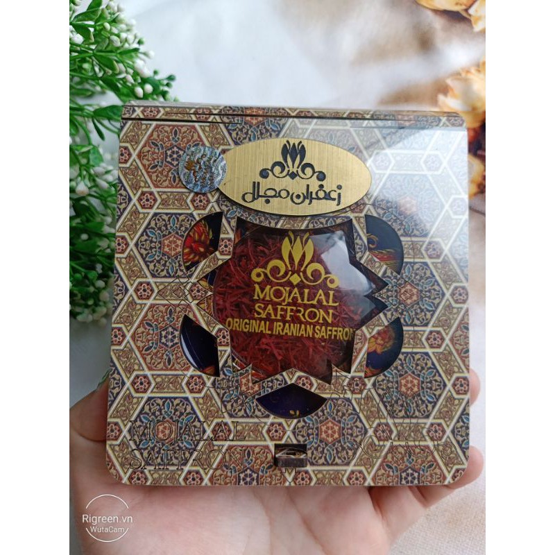 5gr negin hộp gỗ nhụy hoa nghệ tây saffron của iran
