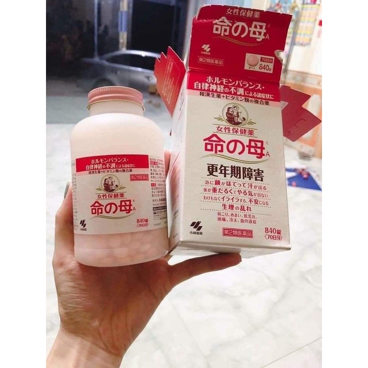 Viên Uống Tiền Mãn Kinh Kobayashi  Nhật Bản 840 viên