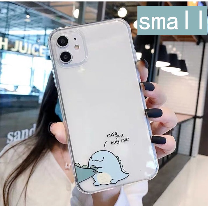 Ốp Điện Thoại TPU Mềm Hình Khủng Long Cho Iphone 15 14 Pro Max couple case 13 11 X Xs 6 + 7 + 8 + 11 Plus 12ProMax