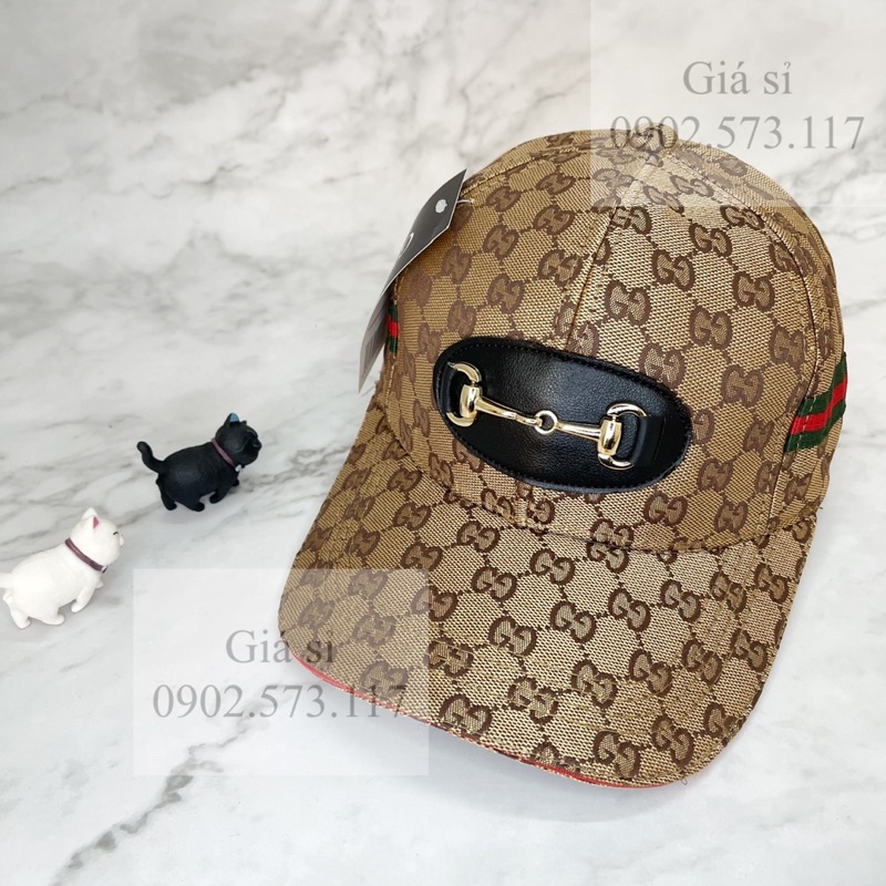 Nón kết lưỡi trai GG dây sắt mạc tròn full tags thời trang nam nữ