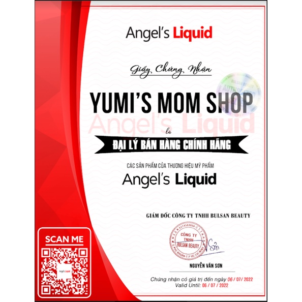 Serum dưỡng trắng và cấp ẩm Angel's Liquid 7Day Whitening Program Glutathione 700 V-Ample 30ml