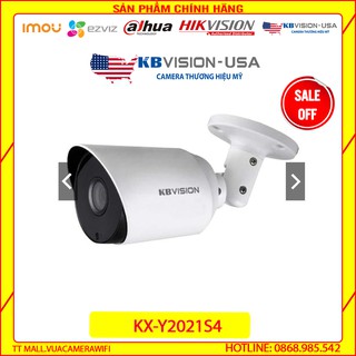 {Giá HỦY DIỆT} Camera KBVISION KX-Y2021S4 2MP THÂN SẮT , DÒNG Y