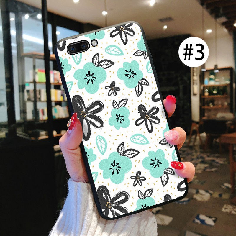 ỐP LƯNG OPPO A12 A12e A31 2020 A5 A9 2020 A3S A7 A5S F1S F3 A77 F5 Youth F7 F9 F11 Pro Cover Fresh plant Soft Case