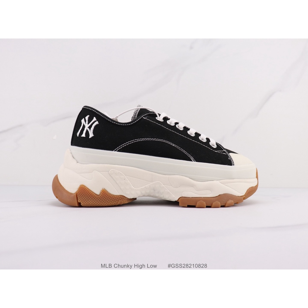 Giày bóng chày MLB vải canvas đế bằng phong cách Hàn Quốc 35.5-44