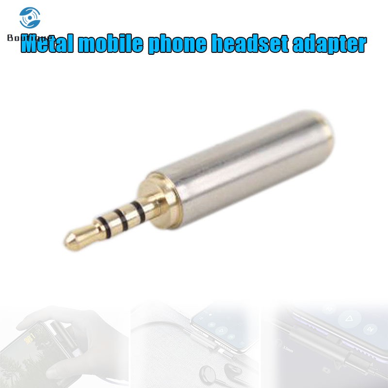 ✿♥▷ 2.5 mm Male to 3.5 mm Female Audio Stereo Adapter Plug Converter Headphone Jack