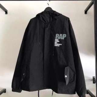 1hitshop áo khoác unisex, áo khoác form rộng, áo khoác jacket dù rap siêu ngầu