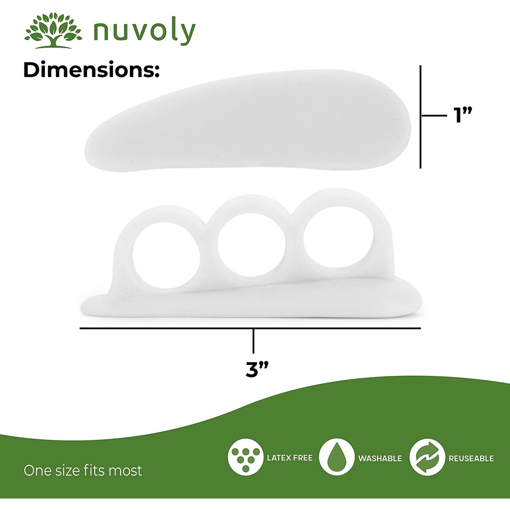 Gel Mềm Chỉnh Hình Ngón Chân Giảm Đau Và Ngăn Ngừa Nứt Nẻ