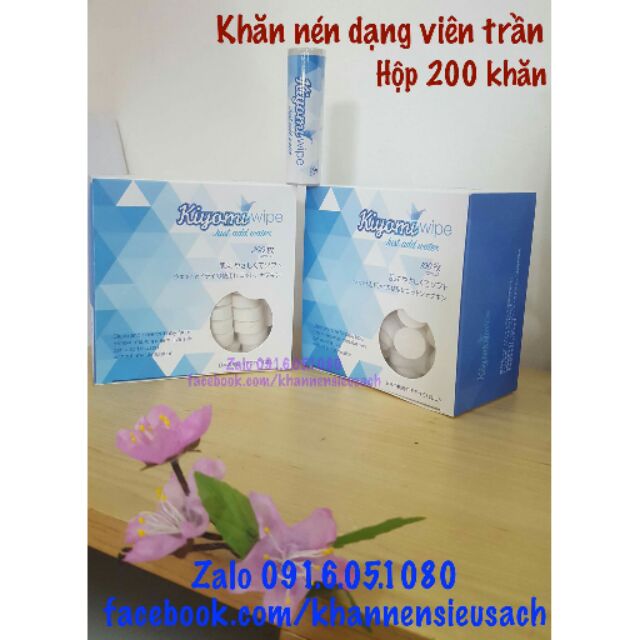 KHĂN NÉN DẠNG VIÊN TRẦN - HỘP 200V