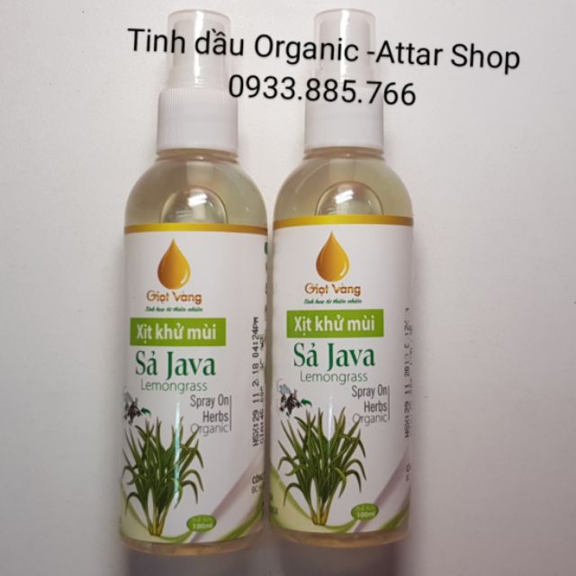 Tinh dầu xịt phòng sả Java Susinia Citronella Oil Room Spray 100ml