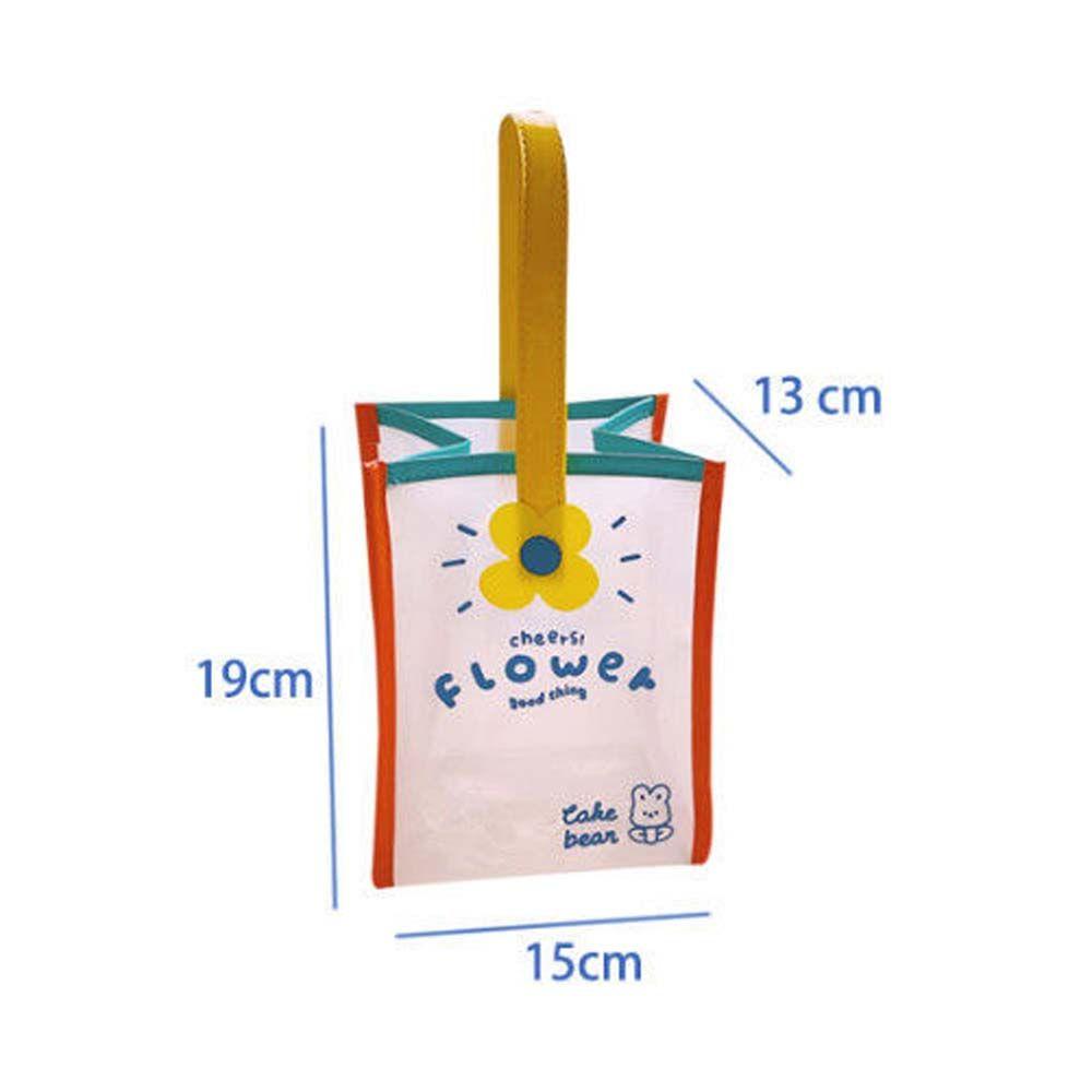 ELEGANT Túi Đựng Điện Thoại Di Động Mini Bằng PVC In Họa Tiết Hoạt Hình Dễ Thương
