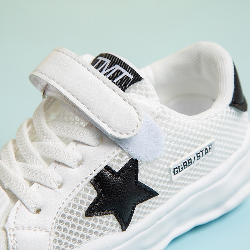 Giày Sneaker Mùa Hè Thoáng Khí Thoải Mái Mềm Mại Cho Bé 3-15 Tuổi