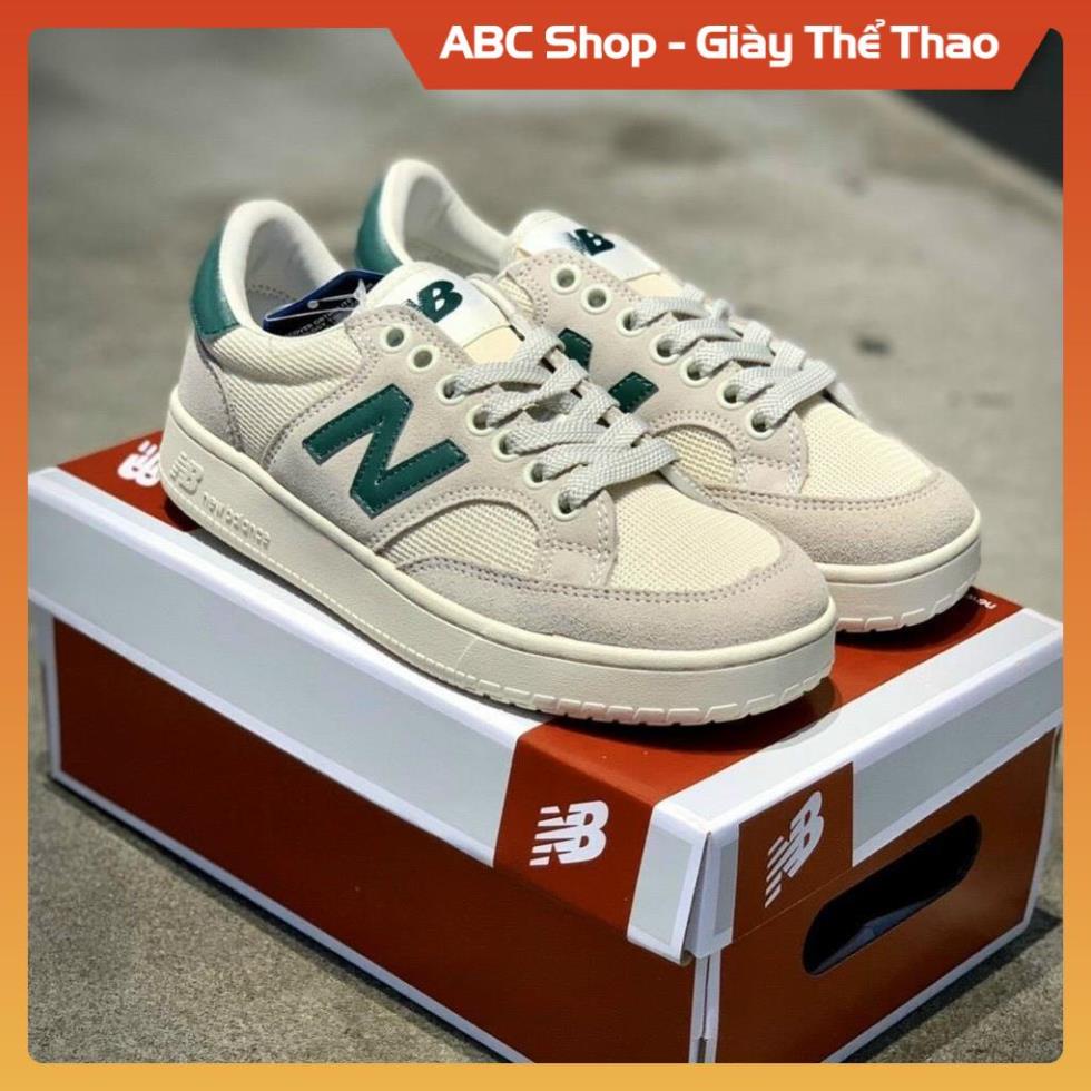 [FreeShip+ Hàng Cao Cấp] Giày Sneaker Nb Crt 2.0  Chữ xanh lá, Giầy thể thao Newbalance 550  trắng N xanh Hot trend