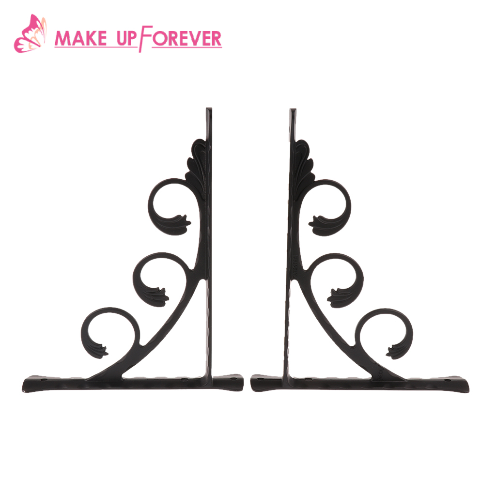 [Make_up Forever]2pcs L Shaped Angle Bracket Supporter Store Commodity Shelf Bracket 15x12cm