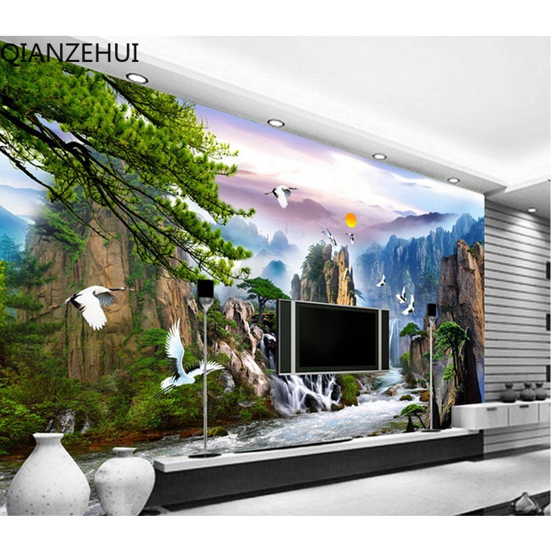 Tranh Thêu Chữ Thập 5d 11ct Tự Làm Hình Phong Cảnh Nước