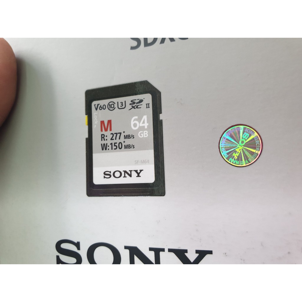 Sony SDXC 64GB 277MB/s (150MB/s) (SF-M64/T2) | BigBuy360 - bigbuy360.vn