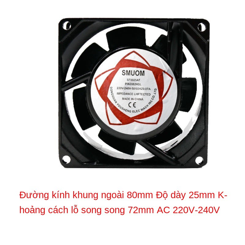 Máy hàn mới 24V 220V 380V quạt làm mát đa năng tủ công nghiệp hộp phân phối hướng trục