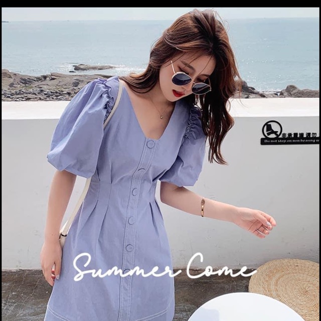 Sẵn váy Urban tím hot trend
