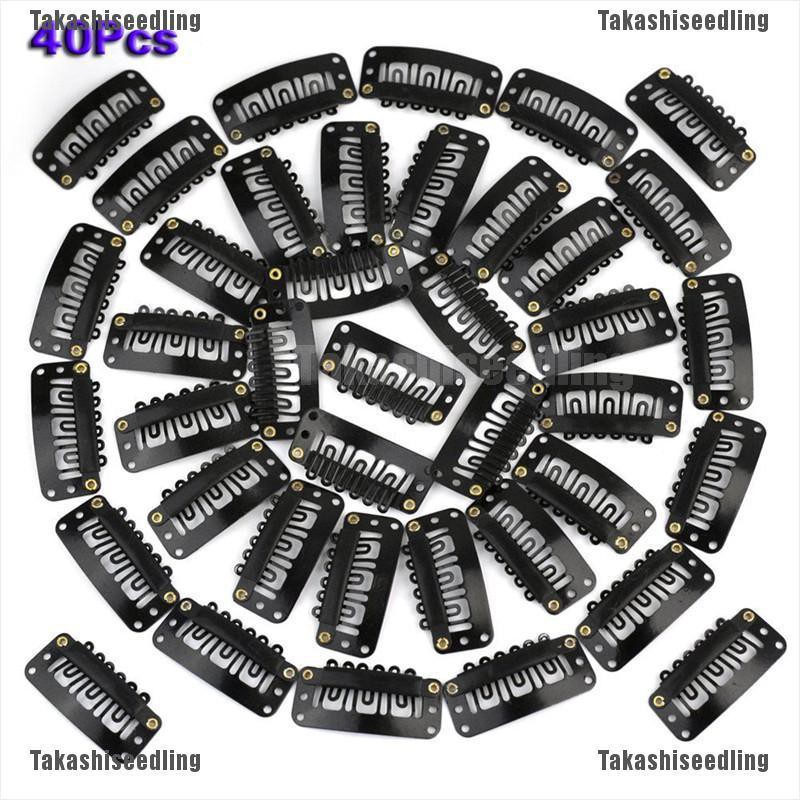 Bộ 40 Kẹp Tóc Giả Hình Chữ U Bằng Thép
