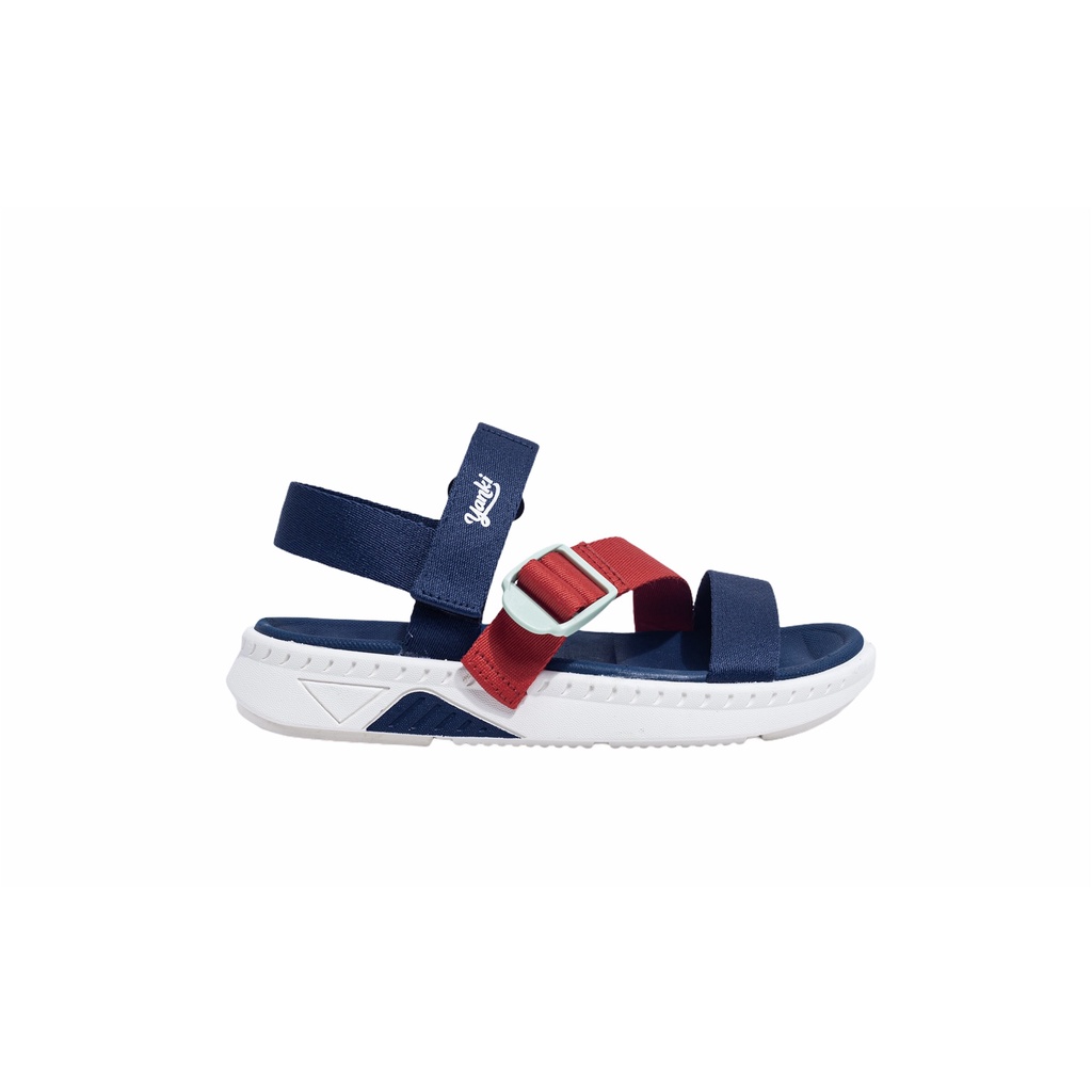 Giày Sandal Nam Thể Thao Quai Dù Unisex YANKI Quai Chéo Sport YK202 - Xanh Đỏ