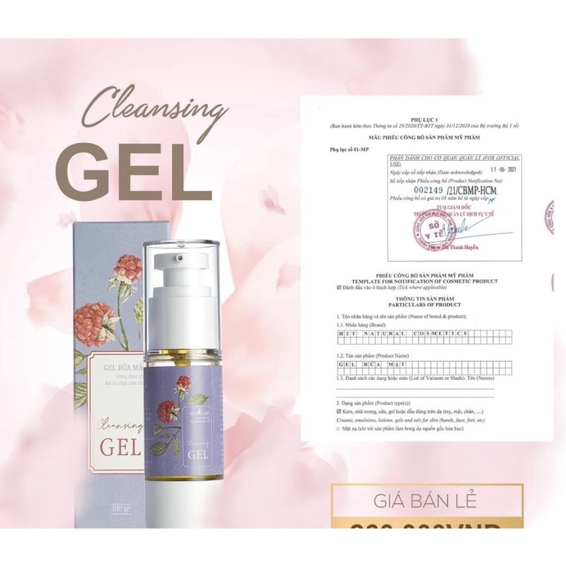 Sữa rửa mặt Cleansing Gel -Gel rửa mặt ❤️FREESHIP❤️ dành cho da khô dát và mọi loại da khác | BigBuy360 - bigbuy360.vn
