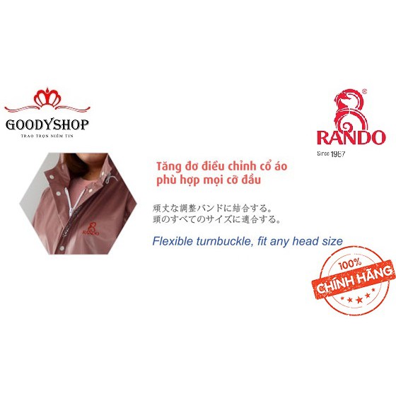 Áo mưa Rando Bosur “Che mưa linh hoạt” APPS-20 Duyên dáng hơn khi đi trong mưa-GOODYSHOP