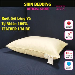Ruột gối lông vũ tự nhiên feather hiệu laube hàng chính hãng Nhật Bản