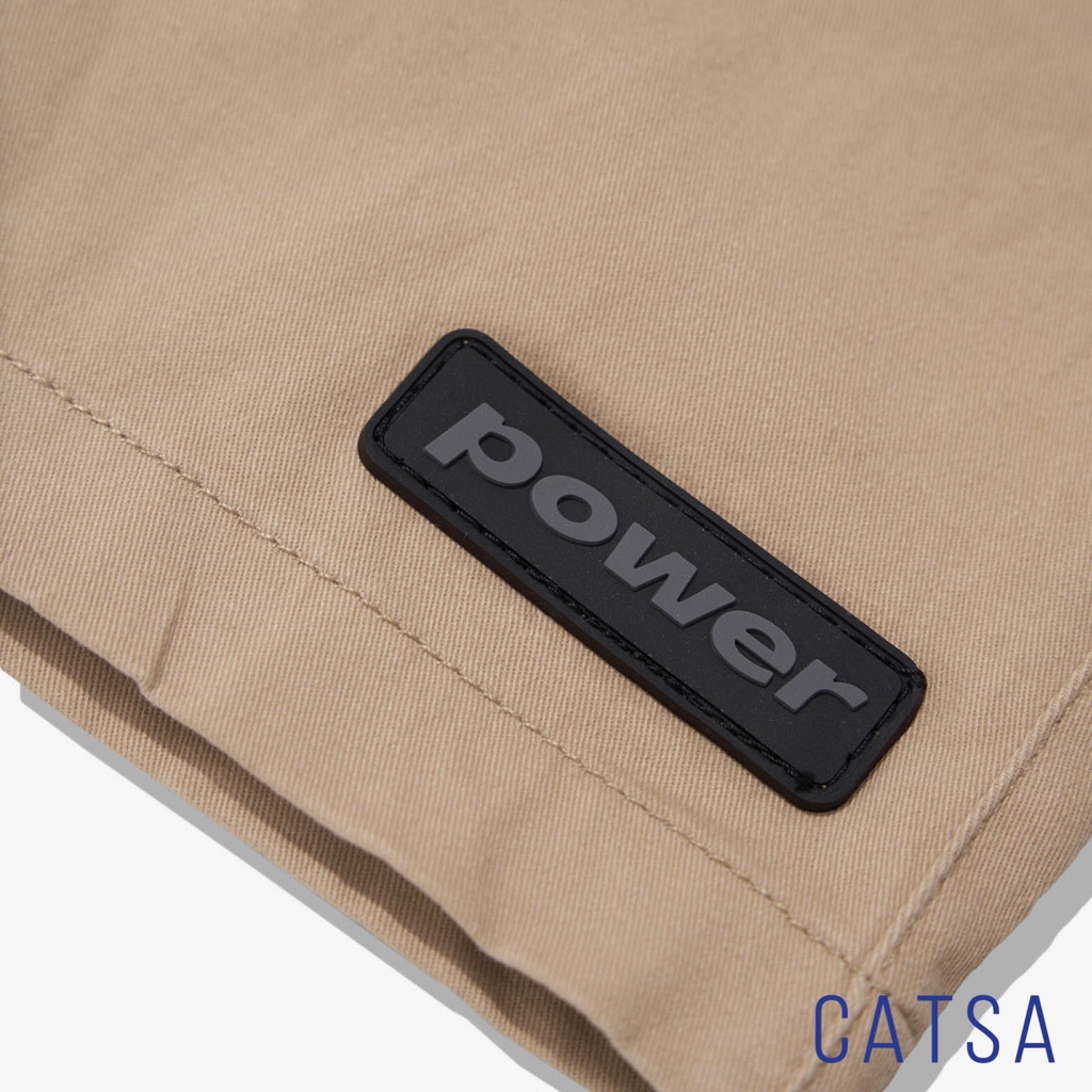 Quần short kaki kem nam POWER phong cách Hàn Quốc, năng động thoải mái CATSA QSK095