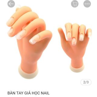 BÀN TAY GIẢ HỌC NAIL
