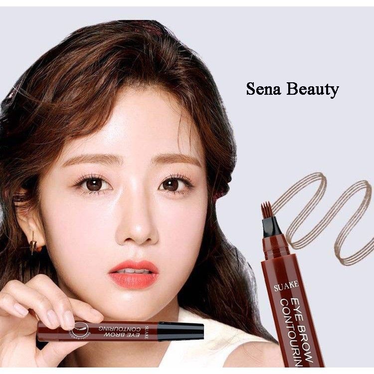 Bút Chì Phẩy Sợi Suake Tint My 4 Tip Brow Tự Nhiên Không Thấm Nước, Giúp Bạn Có Cặp Lông Mày Dày Hơn, Đẹp Tự Nhiên | BigBuy360 - bigbuy360.vn