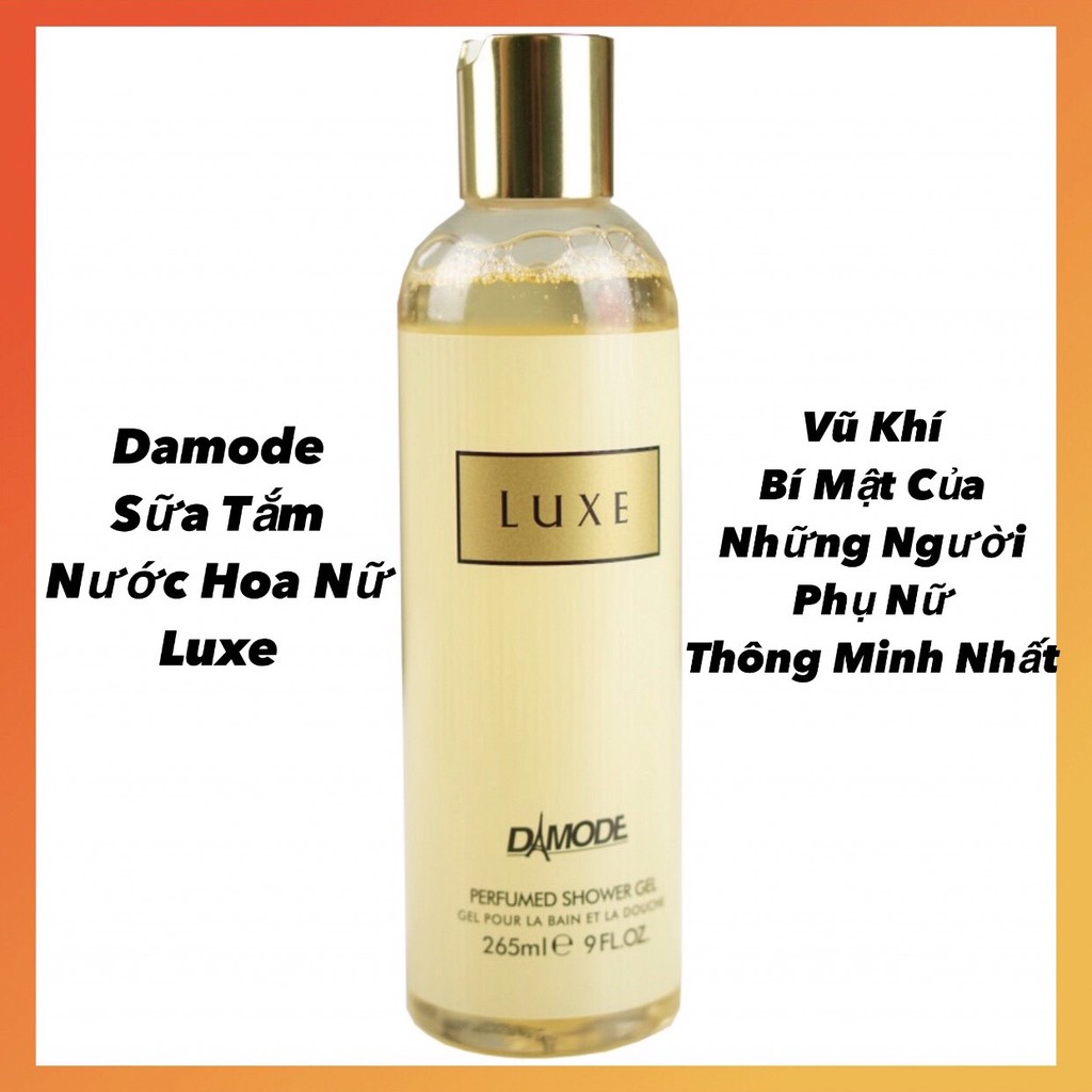 DAMODE SỮA TẮM NƯỚC HOA NỮ LUXE ĐAM MÊ QUYẾN RŨ NỒNG NÀN