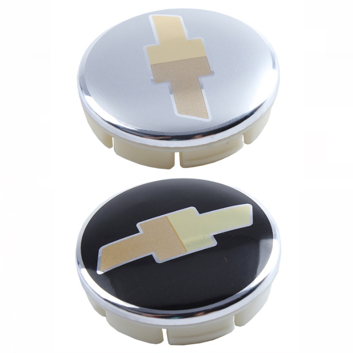 Logo chụp mâm, ốp lazang bánh xe ô tô Chevrolet, đường kính 63mm